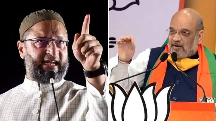 तेलंगाना: अमित शाह के बयान पर ओवैसी ने किया पलटवार, भाजपा पर साधा निशाना