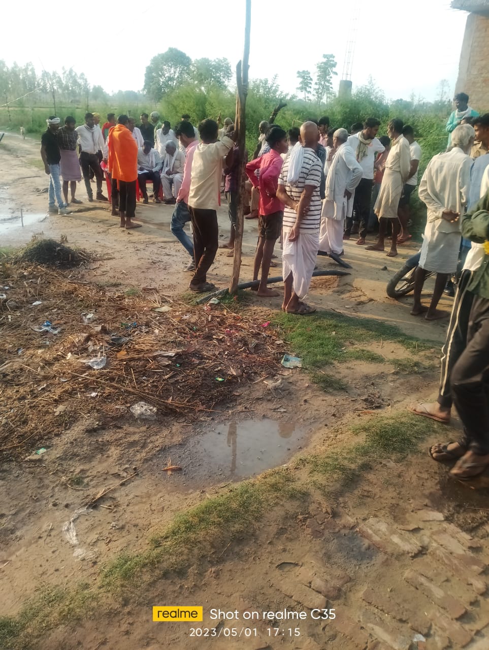 आकाशीय बिजली की चपेट में आकर 65 वर्षीय कृषक की मौत