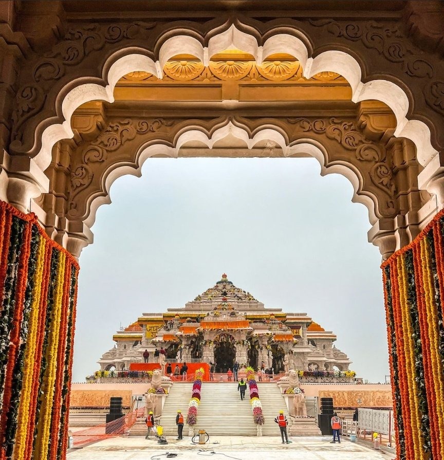 अपने राजा श्रीराम के स्वागत को ऐसी सजी अयोध्या, मनोरम दृश्य देख भक्त बोले- 'जय श्रीराम'