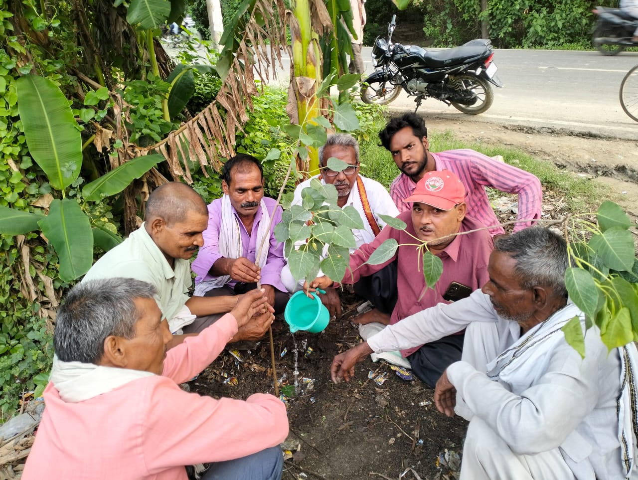 PDA पखवाड़ा के अंतर्गत 101 छायादार, फलदार तथाओ ऑक्सीजन वाले पौधों का किया गया पौधारोपण